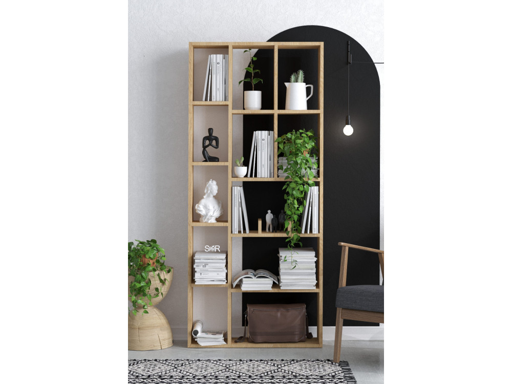Demios" wooden bookcase - 75 x 18 x...