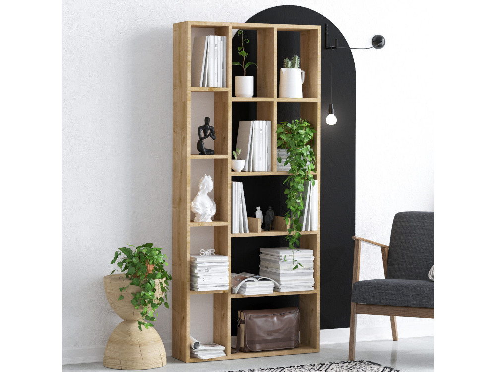 Demios" wooden bookcase - 75 x 18 x...