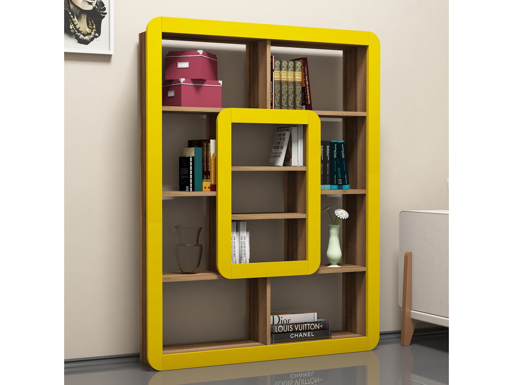 Orkide" wooden bookcase - 108 x 21 x...