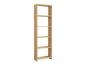 New" wooden bookcase - 50 x 19 x 160 cm - Oak