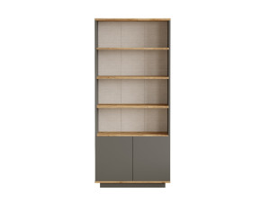 Forlan" wooden bookcase 75 x 26.8 x 168.3 cm - Atlantic pine