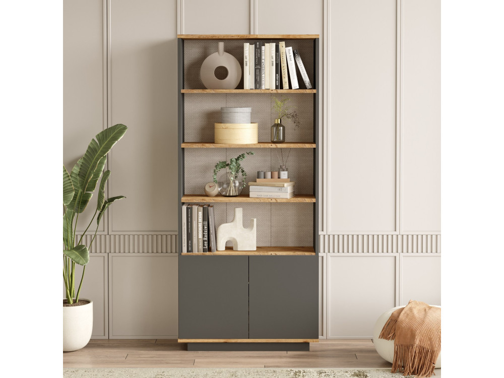 Forlan" wooden bookcase 75 x 26.8 x...