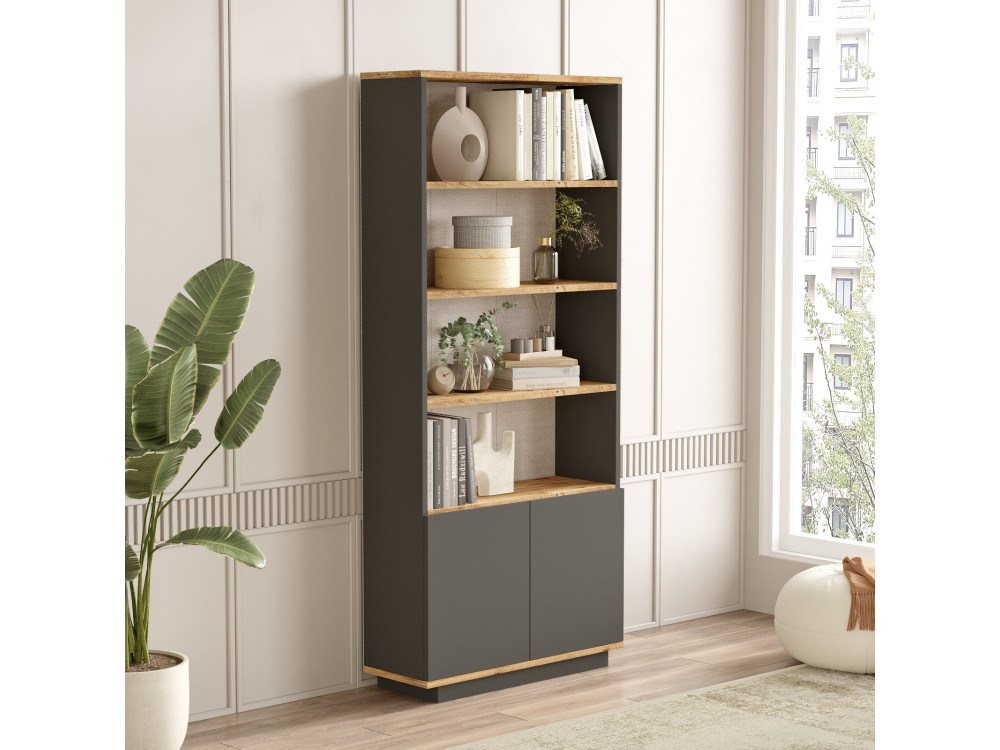 Forlan" wooden bookcase 75 x 26.8 x...