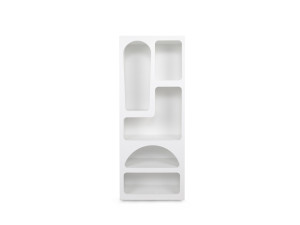 Venüs" wooden bookcase 60 x 32 x 150 cm - White