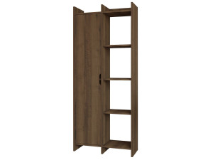 Offer" wooden bookcase 70 x 30 x 180 cm - Antique walnut