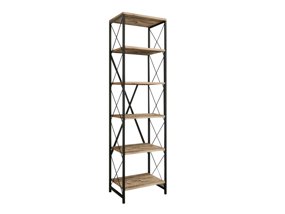 Suadiye" wooden bookcase - 50 x 30 x...