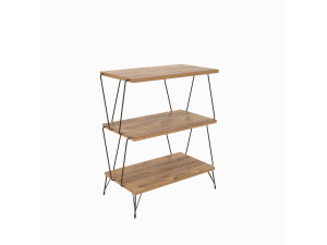 Lazandos" wooden bookcase -...