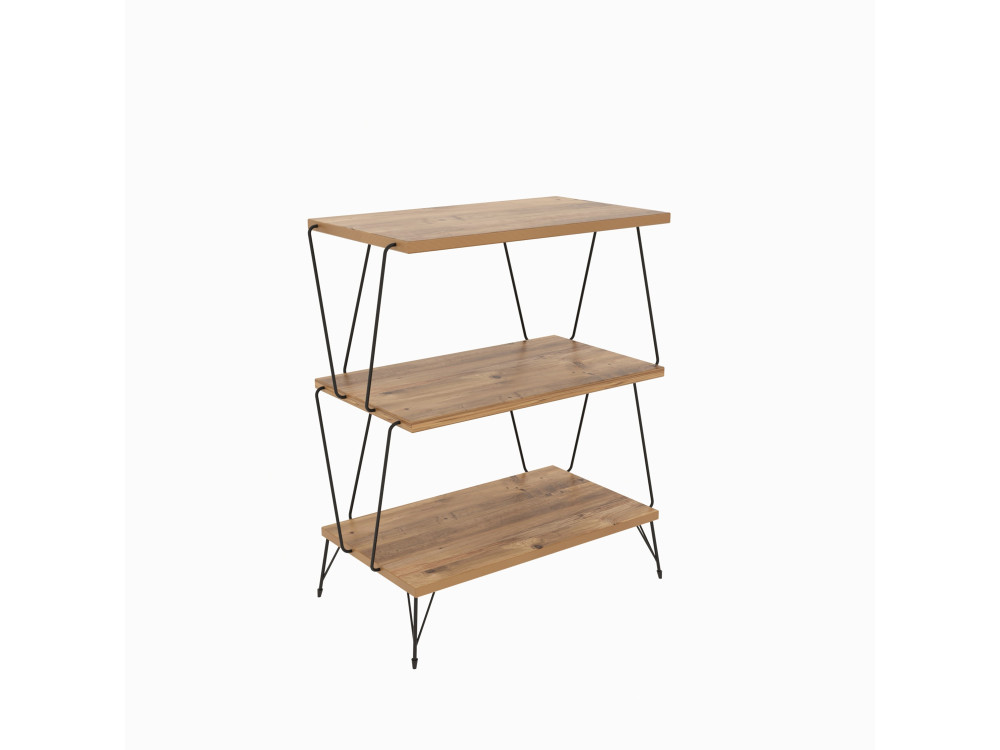 Lazandos" wooden bookcase - 46 x 30 x...