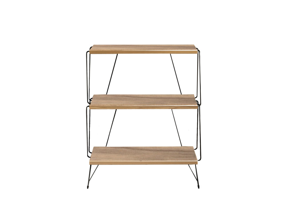 Lazandos" wooden bookcase - 46 x 30 x...