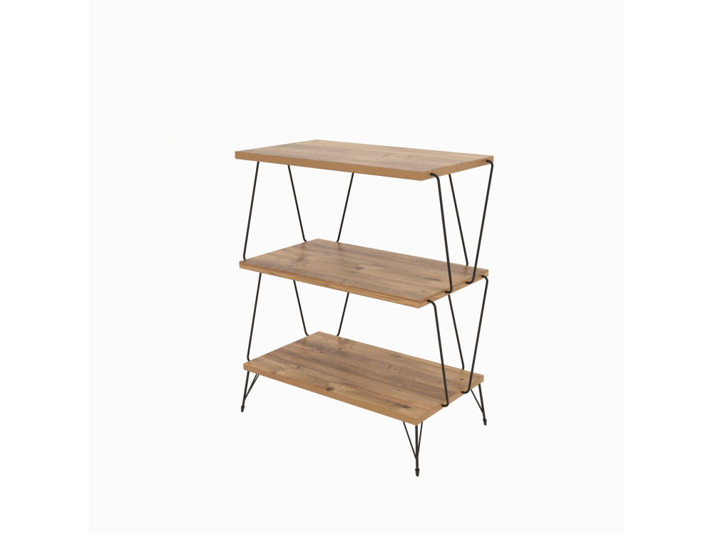 Lazandos" wooden bookcase - 46 x 30 x...