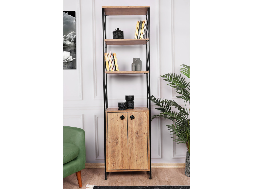 Tervel" wooden bookcase - 49 x 30 x...