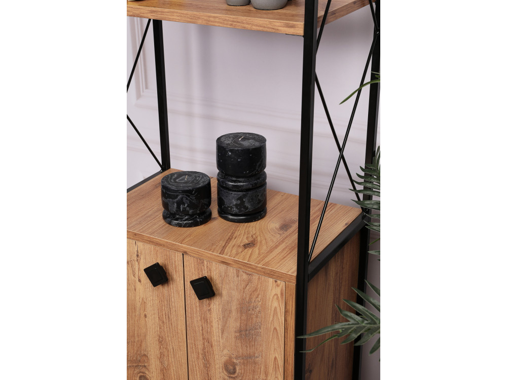 Tervel" wooden bookcase - 49 x 30 x...