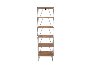 Balaban" wooden bookcase - 46 x 30 x 165 cm - Brown