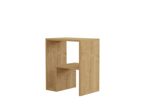 Yepa" wooden side table - 45 x 29 x 51 cm - Sapphire Oak