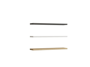Boss" wooden wall shelf - 60 x 1 x 14 cm - Sapphire, Anthracite, White