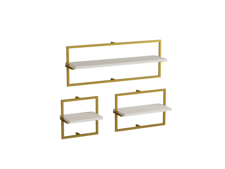 Yeso" wooden wall shelf - 80 x 20 x...