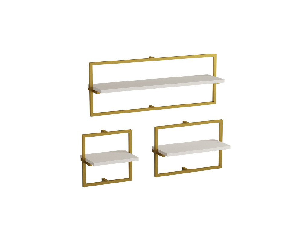 Yeso" wooden wall shelf - 80 x 20 x...