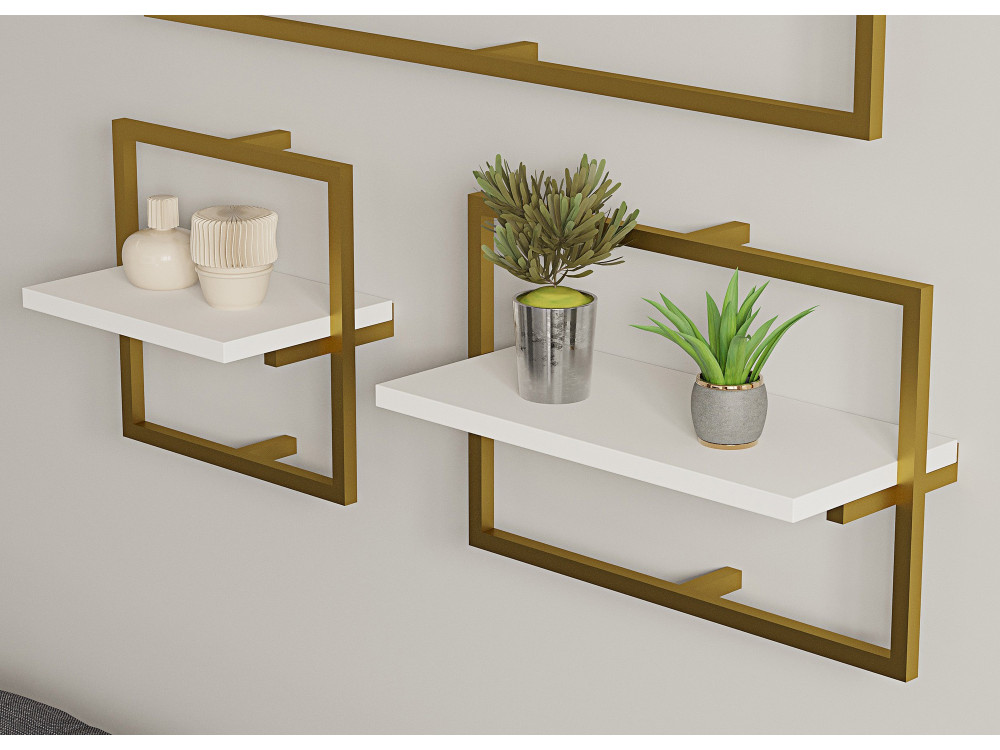 Yeso" wooden wall shelf - 80 x 20 x...