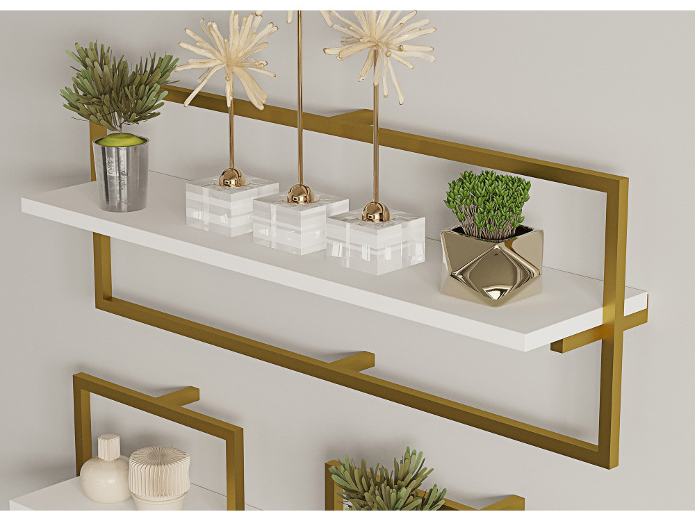 Yeso" wooden wall shelf - 80 x 20 x...