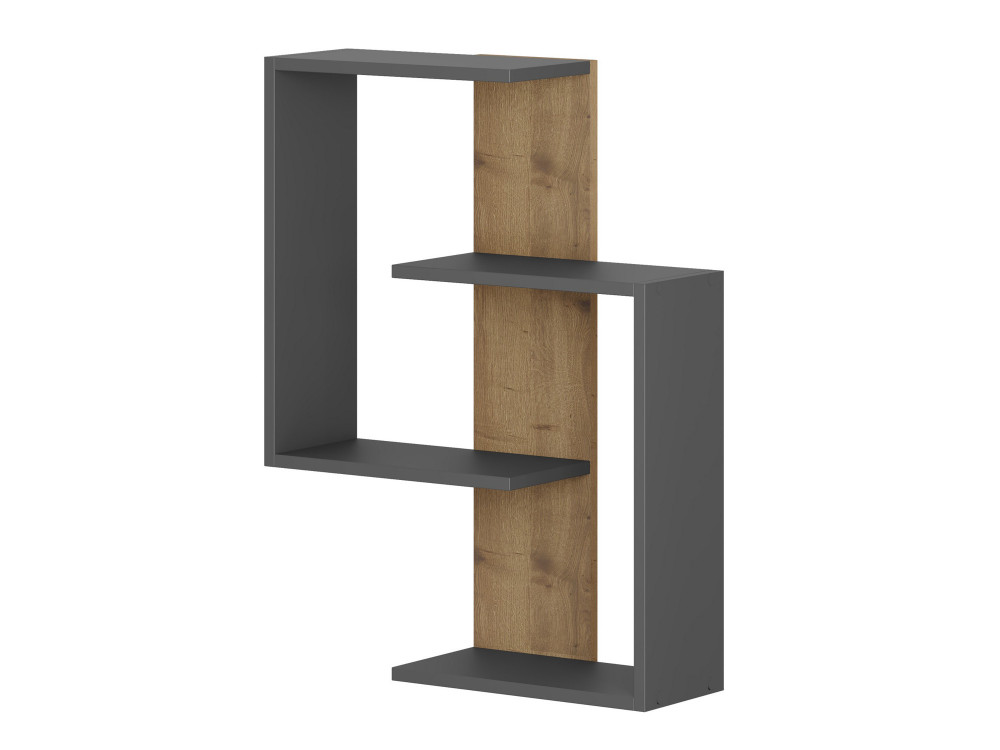 Paranoid" wooden wall shelf - 64 x 22...