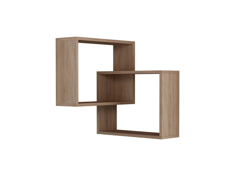 Ring" wooden wall shelf - 68 x 60 x...