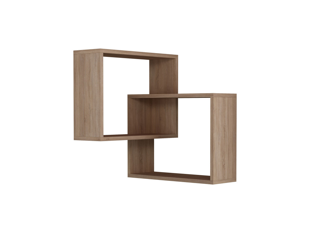 Ring" wooden wall shelf - 68 x 60 x...