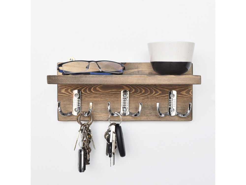 Aa031" wooden wall shelf - 30 x 11 x...