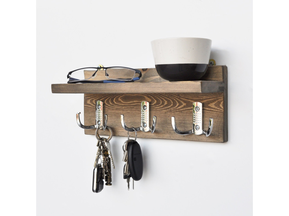 Aa031" wooden wall shelf - 30 x 11 x...