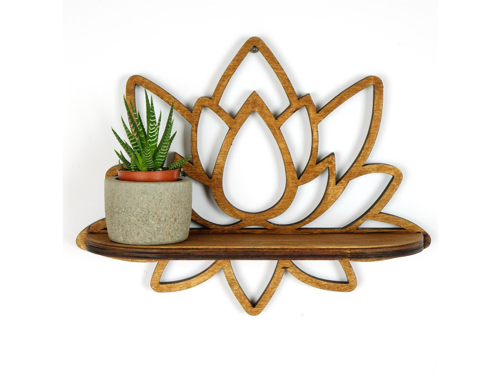 Raf264" wooden wall shelf - 33 x 10 x...