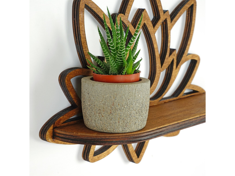Raf264" wooden wall shelf - 33 x 10 x...