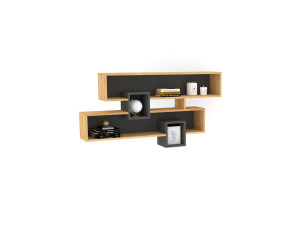 Karen" wooden wall shelf -...