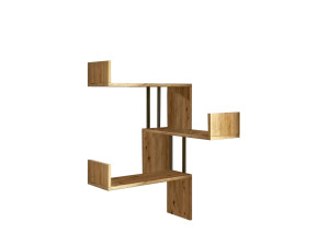 VG17" wooden wall shelf - 60 x 60 x 109 cm - Atlantic pine