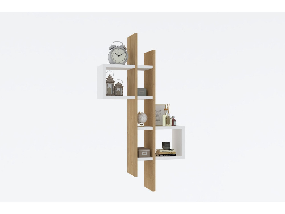 Emse" wooden wall shelf - 53 x 19 x...