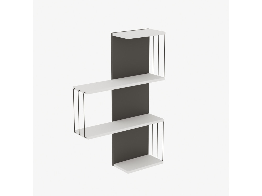 Cambel" wooden wall shelf - 64 x 19 x...