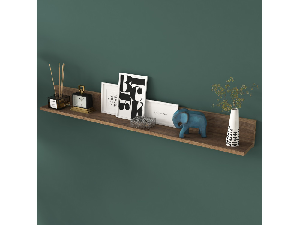 Eno" wooden wall shelf - 135 x 13 x...