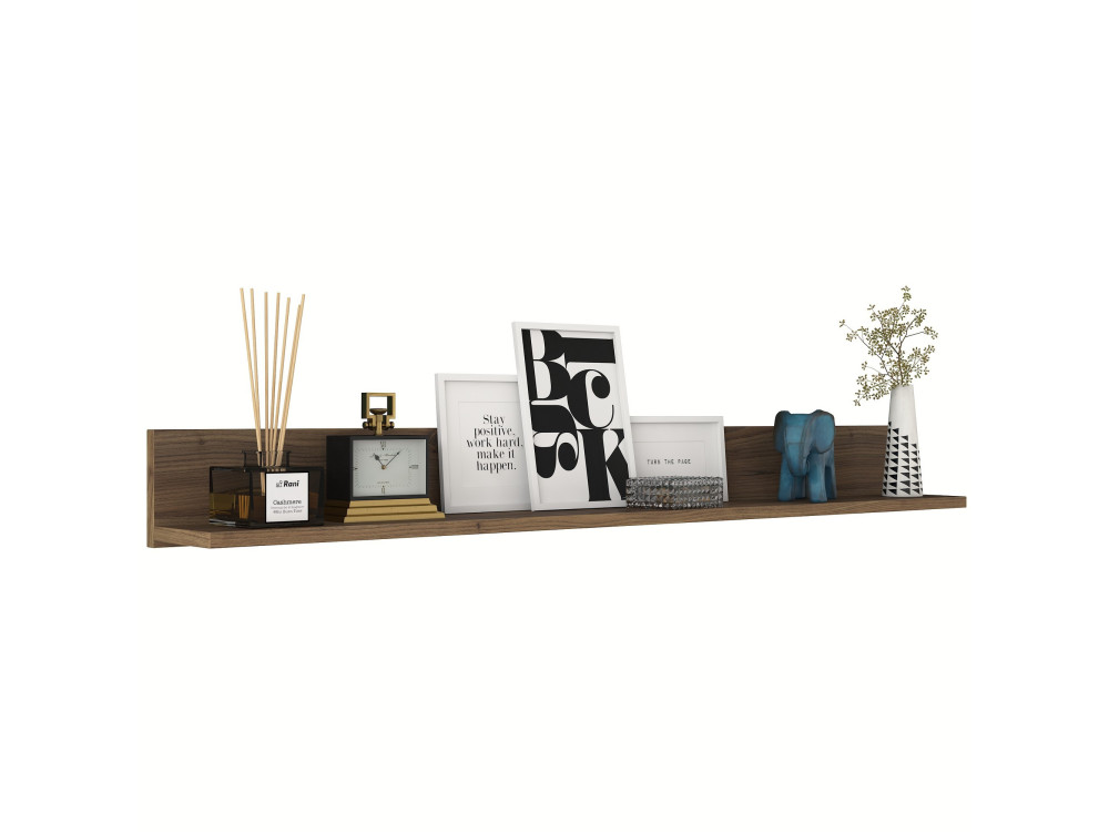 Eno" wooden wall shelf - 135 x 13 x...