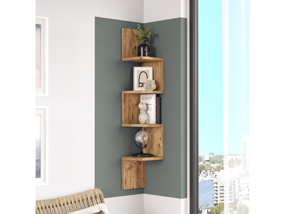 Wooden wall shelf "Lula" - 22 x 22 x...