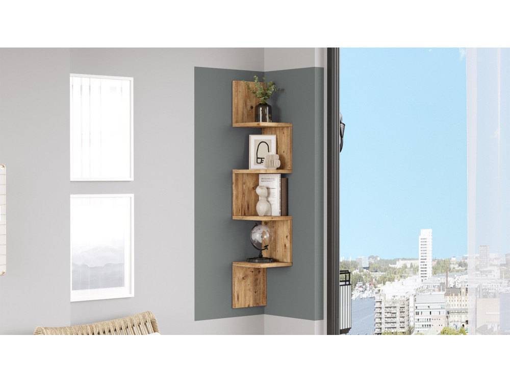 Wooden wall shelf "Lula" - 22 x 22 x...