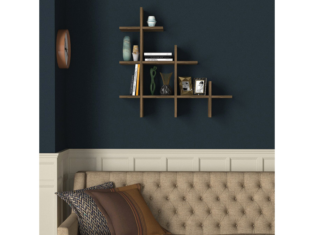 Juke" wooden wall shelf - 76 x 18 x...