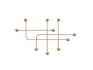 Samara" metal wall hook -...