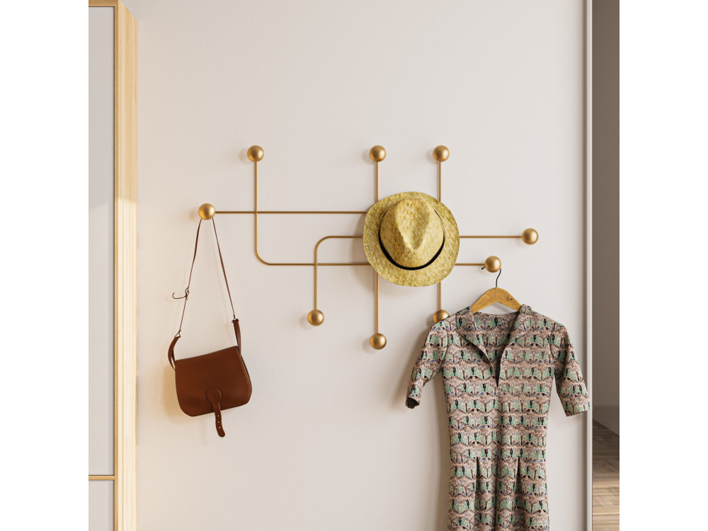Samara" metal wall hook - 107 x 10 x...