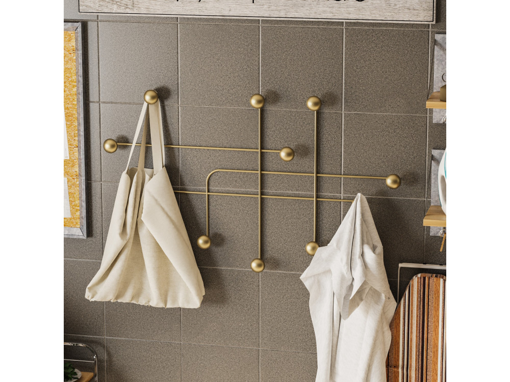 Samara" metal wall hook - 107 x 10 x...