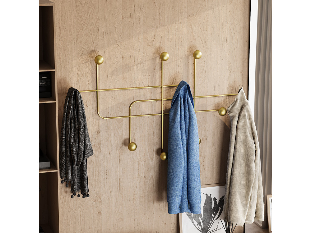 Samara" metal wall hook - 107 x 10 x...