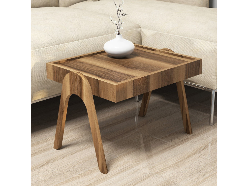 Set of 3 "Roma" wooden nesting tables...