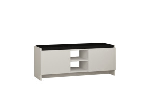 Zulla" wooden shoe cabinet - 110 x 37 x 43 cm - White