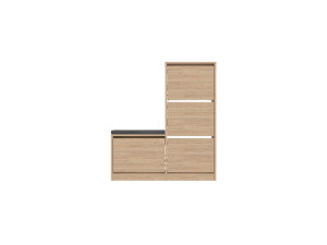 Dude" wooden shoe cabinet -...