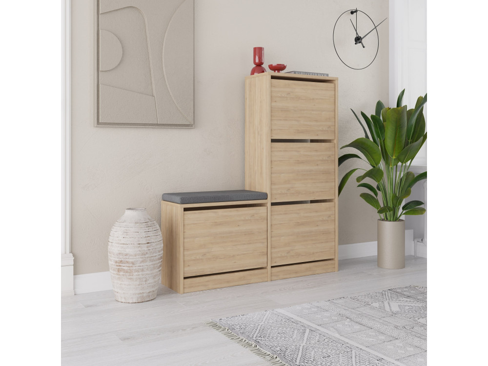 Dude" wooden shoe cabinet - 105 x 26...