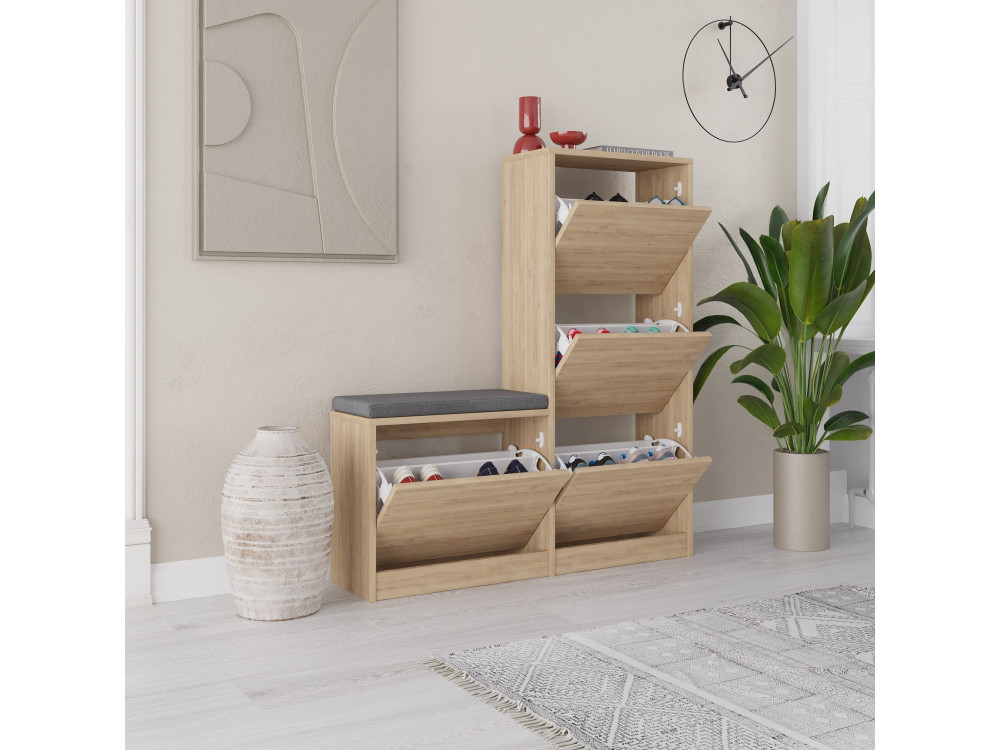 Dude" wooden shoe cabinet - 105 x 26...