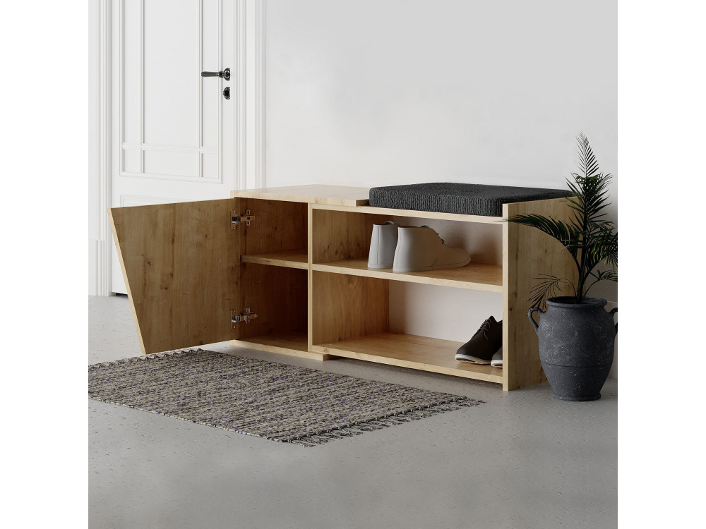 Fiona" wooden shoe cabinet - 104 x 37...