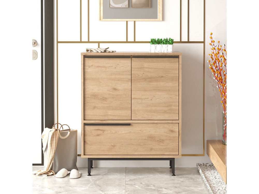 Calvin" wooden shoe cabinet - 74 x 35...